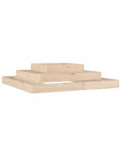 Fioriera 110x110x27 cm in Legno Massello di Pino