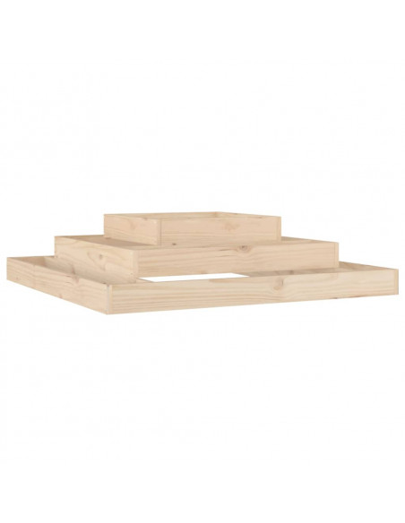 Fioriera 110x110x27 cm in Legno Massello di Pino