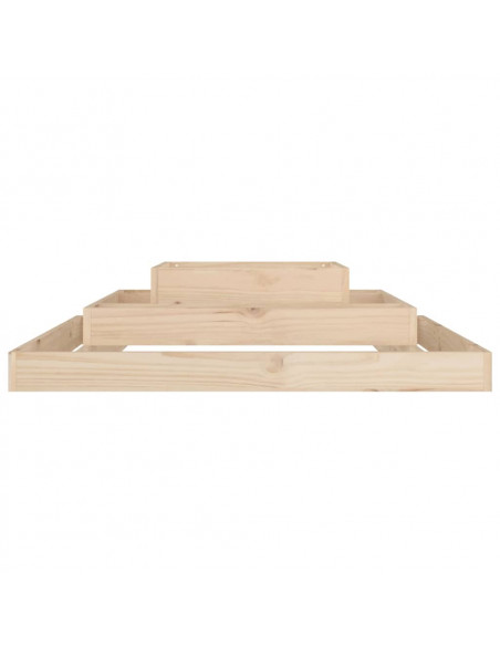 Fioriera 110x110x27 cm in Legno Massello di Pino