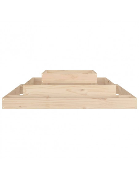Fioriera 110x110x27 cm in Legno Massello di Pino