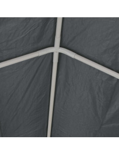 Tendone per Feste in PE 6x12 m Grigio