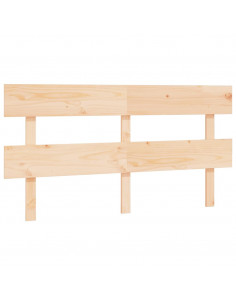 Testiera per Letto 154x3x81 cm in Legno Massello di Pino 2