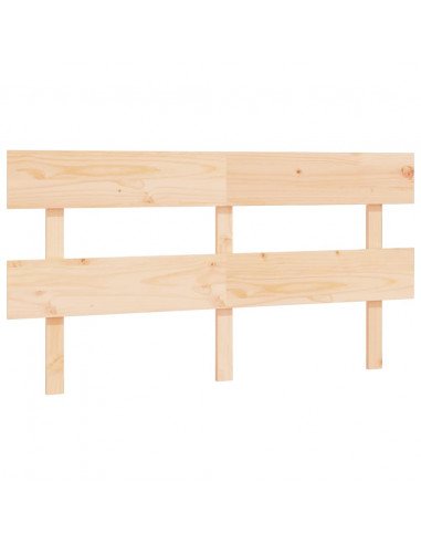 Testiera per Letto 154x3x81 cm in Legno Massello di Pino