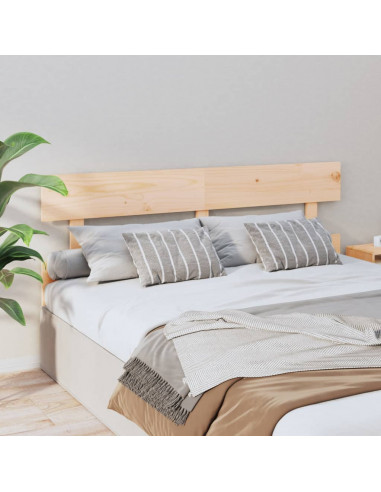 Testiera per Letto 154x3x81 cm in Legno Massello di Pino