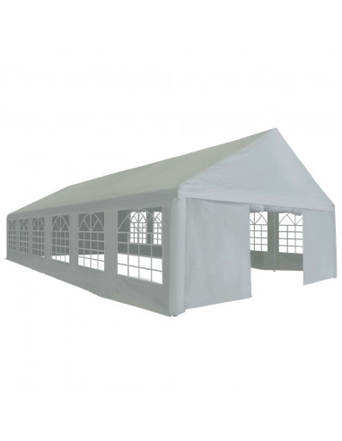 Tendone per Feste in PE 6x12 m Grigio