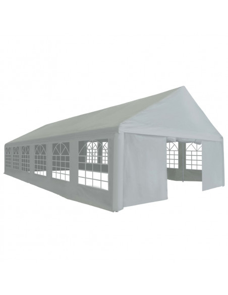 Tendone per Feste in PE 6x12 m Grigio