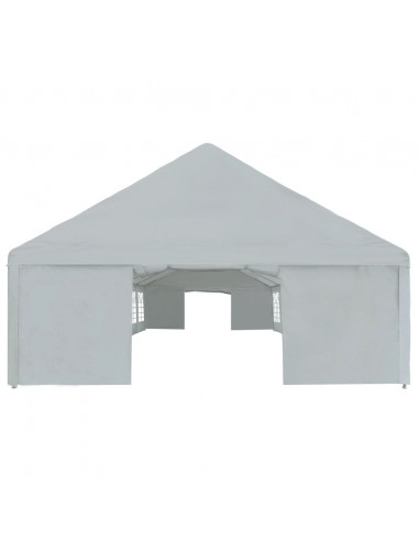 Tendone per Feste in PE 6x12 m Grigio