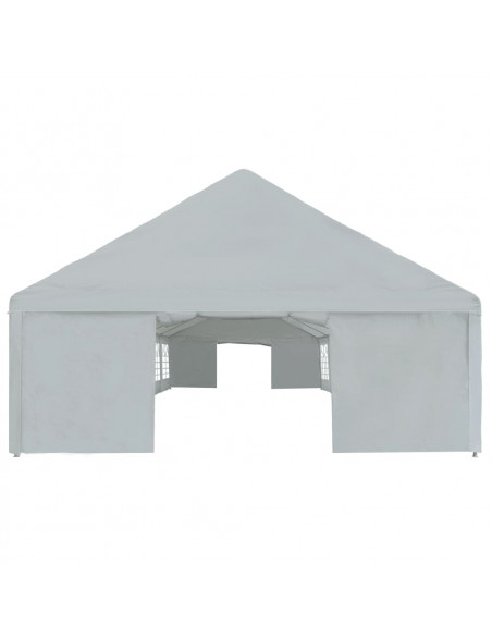 Tendone per Feste in PE 6x12 m Grigio