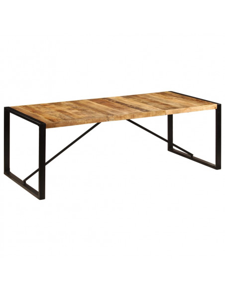 Tavolo da Pranzo 220x100x75 cm in Legno Massello di Mango