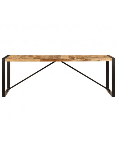 Tavolo da Pranzo 220x100x75 cm in Legno Massello di Mango