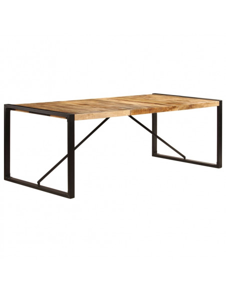 Tavolo da Pranzo 220x100x75 cm in Legno Massello di Mango