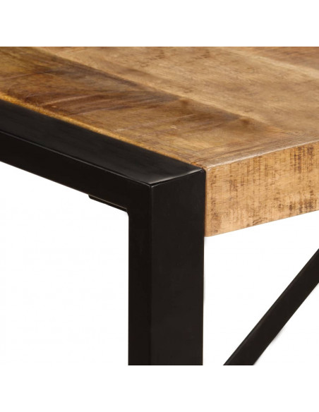 Tavolo da Pranzo 220x100x75 cm in Legno Massello di Mango