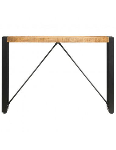 Tavolo Consolle 110x35x76 cm in Legno Massello di Mango