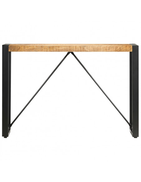 Tavolo Consolle 110x35x76 cm in Legno Massello di Mango