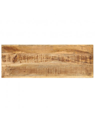 Tavolo Consolle 110x35x76 cm in Legno Massello di Mango