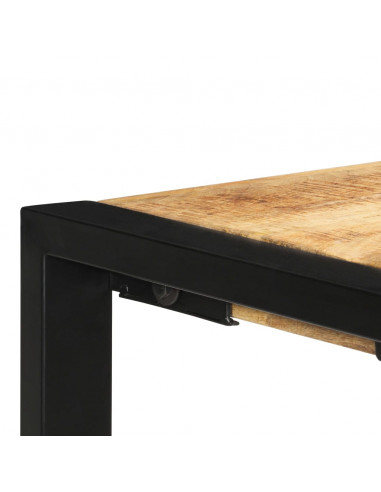 Tavolo Consolle 110x35x76 cm in Legno Massello di Mango