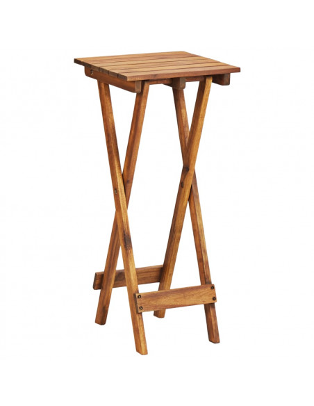 Piedistallo per Piante 30x30x67 cm in Massello d'Acacia