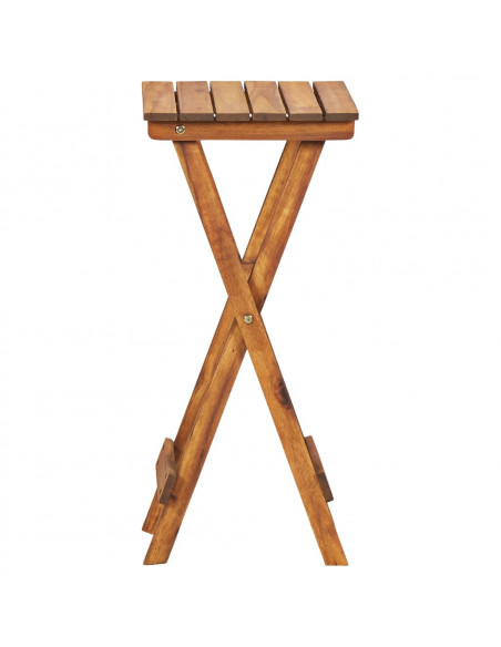 Piedistallo per Piante 30x30x67 cm in Massello d'Acacia