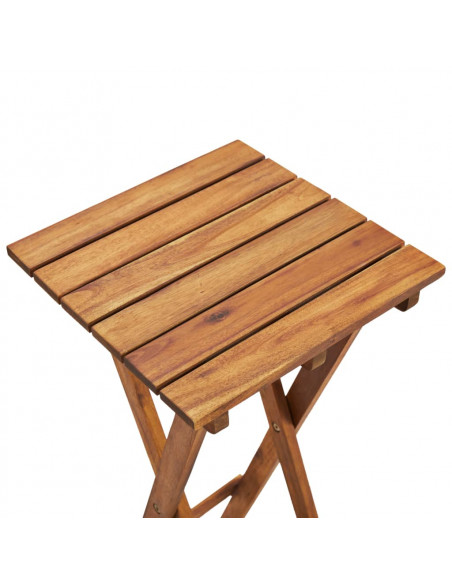 Piedistallo per Piante 30x30x67 cm in Massello d'Acacia