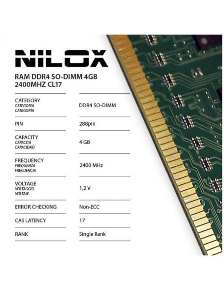 RAM DDR4 SO-DIMM 4GB 2400MHZ CL17