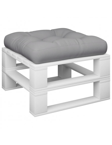 Cuscino per Pallet Grigio in Tessuto