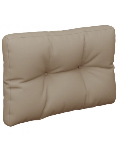 Cuscino per Pallet Tortora 60x40x12 cm in Tessuto