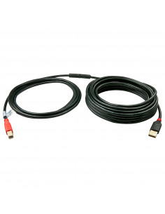 Lindy 42761 cavo USB USB 2.0 10 m USB A USB B Nero, Rosso 2