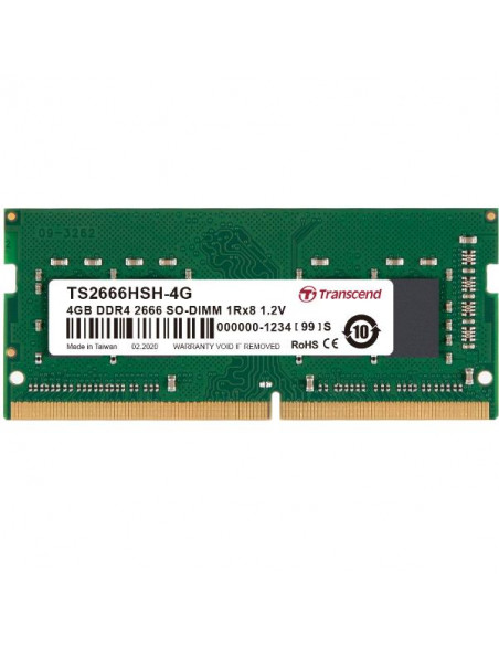 4GB DDR4 2666 SO-DIMM 1RX8 1.2V
