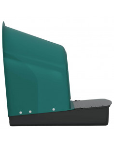 Cassette Nido per Polli 4 pz Da Parete in Plastica Verde Scuro