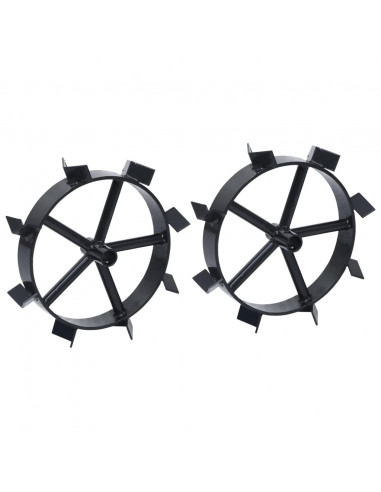Ruote in Metallo per Motozappa a Benzina 6,5 HP 2 pz