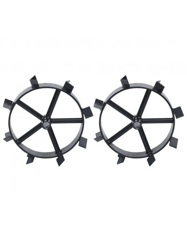 Ruote in Metallo per Motozappa a Benzina 6,5 HP 2 pz