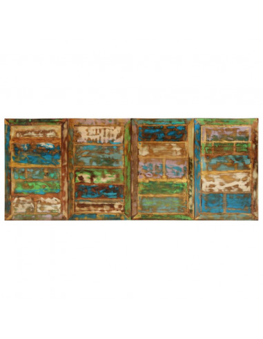 Tavolo da Pranzo 220x90x77 cm in Legno Massello di Recupero