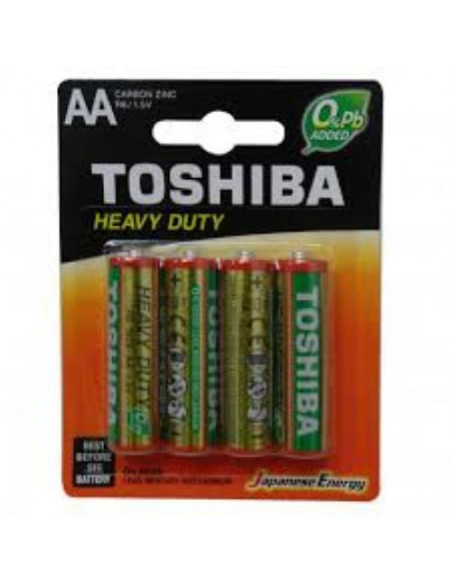 TOSHIBA PILE STILO ZINCO AA R6KE 4PZ