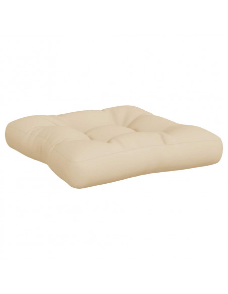 Cuscini per Pallet 3 pz Beige in Tessuto