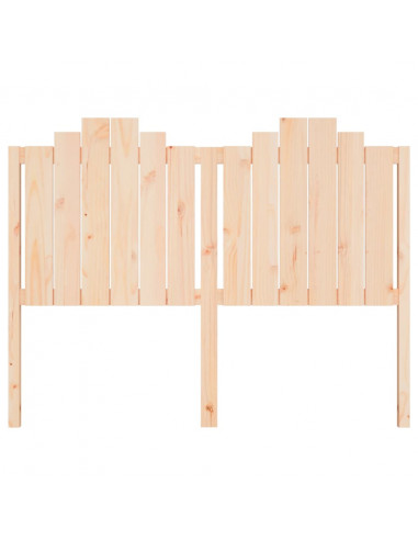 Testiera per Letto 146x4x100 cm in Legno Massello di Pino