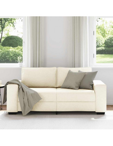 Divano a 2 Posti 140 cm in Lino