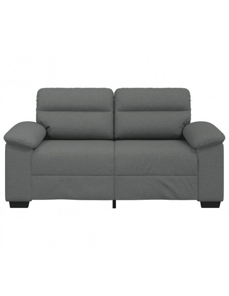 Divano a 2 Posti Grigio Scuro 120 cm in Tessuto