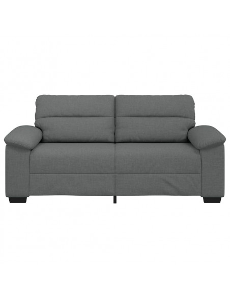 Divano a 2 Posti Grigio Scuro 140 cm in Tessuto