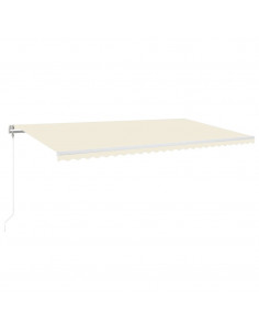 Tenda da Sole Retrattile Automatica 600x350 cm Crema