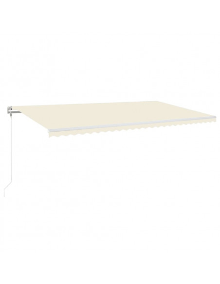 Tenda da Sole Retrattile Automatica 600x350 cm Crema
