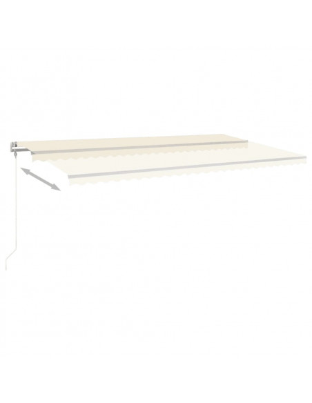 Tenda da Sole Retrattile Automatica 600x350 cm Crema