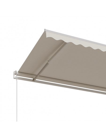 Tenda da Sole Retrattile Automatica 600x350 cm Crema