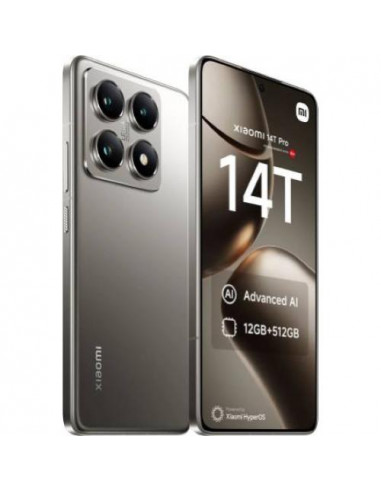 XIAOMI 14T 12+256GB 6.67" 5G TITAN GRAY DS ITA