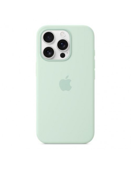 APPLE CUSTODIA CON MAGSAFE IN SILICONE PER IPHONE 16 PRO - ACQUAMARINA
