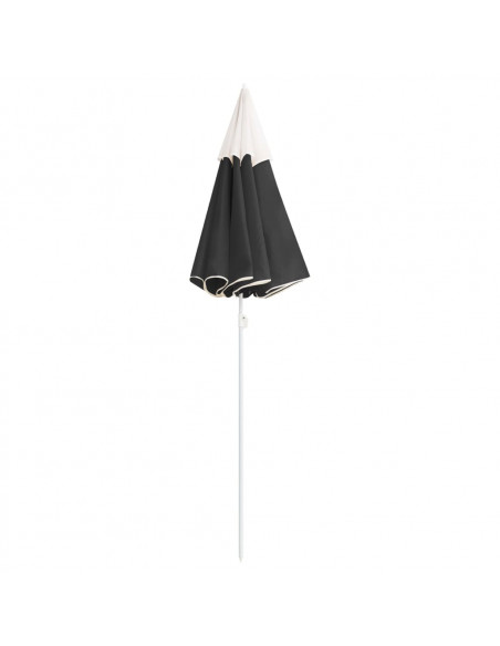 Ombrellone da Esterni con Palo in Acciaio 180 cm Antracite