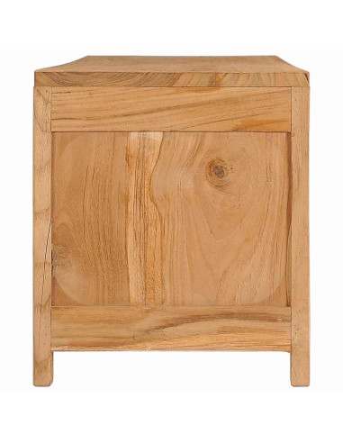 Mobile Porta TV 135x30x35 cm in Legno Massello di Teak