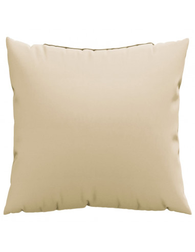 Cuscini per Divano 4 pz Beige 60x60 cm in Tessuto