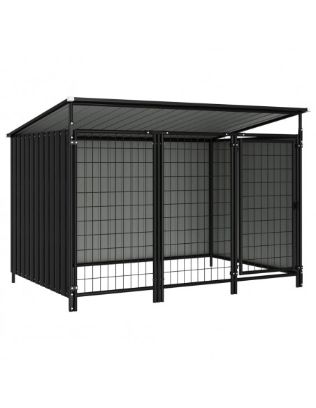 Box per Cani da Esterno 193x133x116 cm