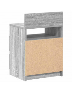 Comodini 2 pz con 2 Cassetti Grigio Sonoma 40x33x60 cm 2