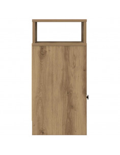 Comodini 2 pz con Cassetto Rovere Artigianale 25x31x66 cm